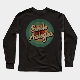 Circle Retro Vintage Snoh Aalegra Long Sleeve T-Shirt